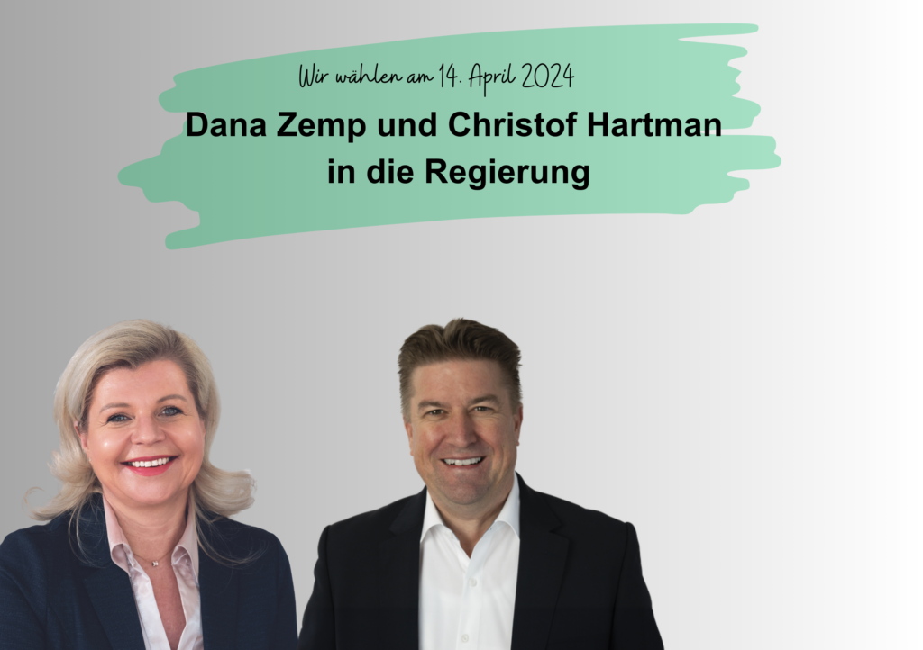 Dana Zemp und Christof Hartman in die Regierung(1)